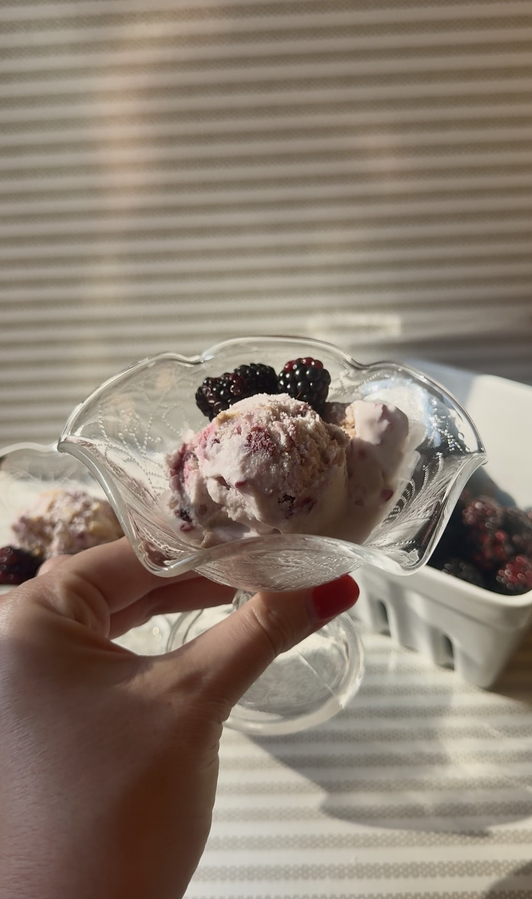 Blackberry Swirl Ice Cream