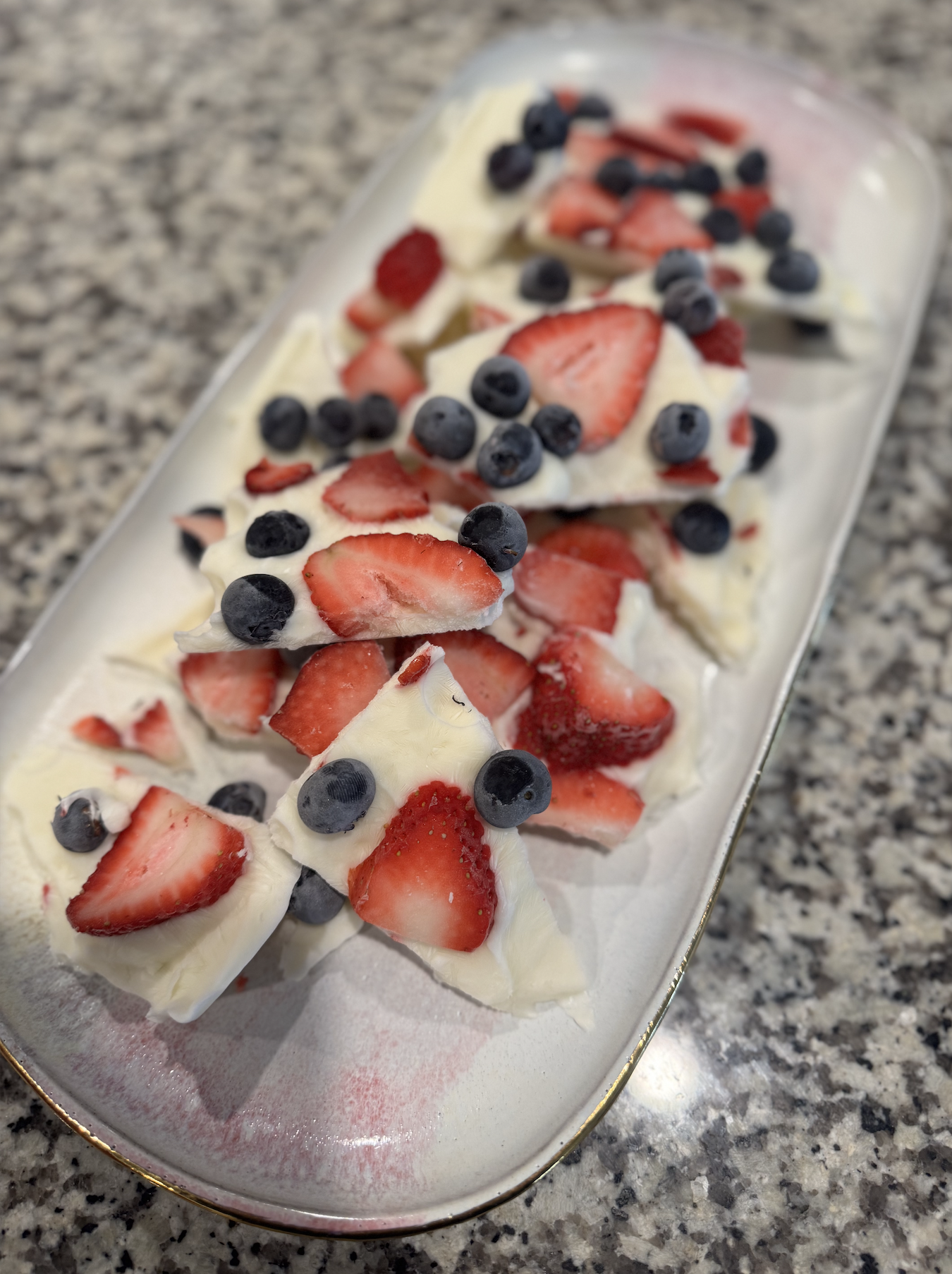 Frozen Greek Yogurt Bark