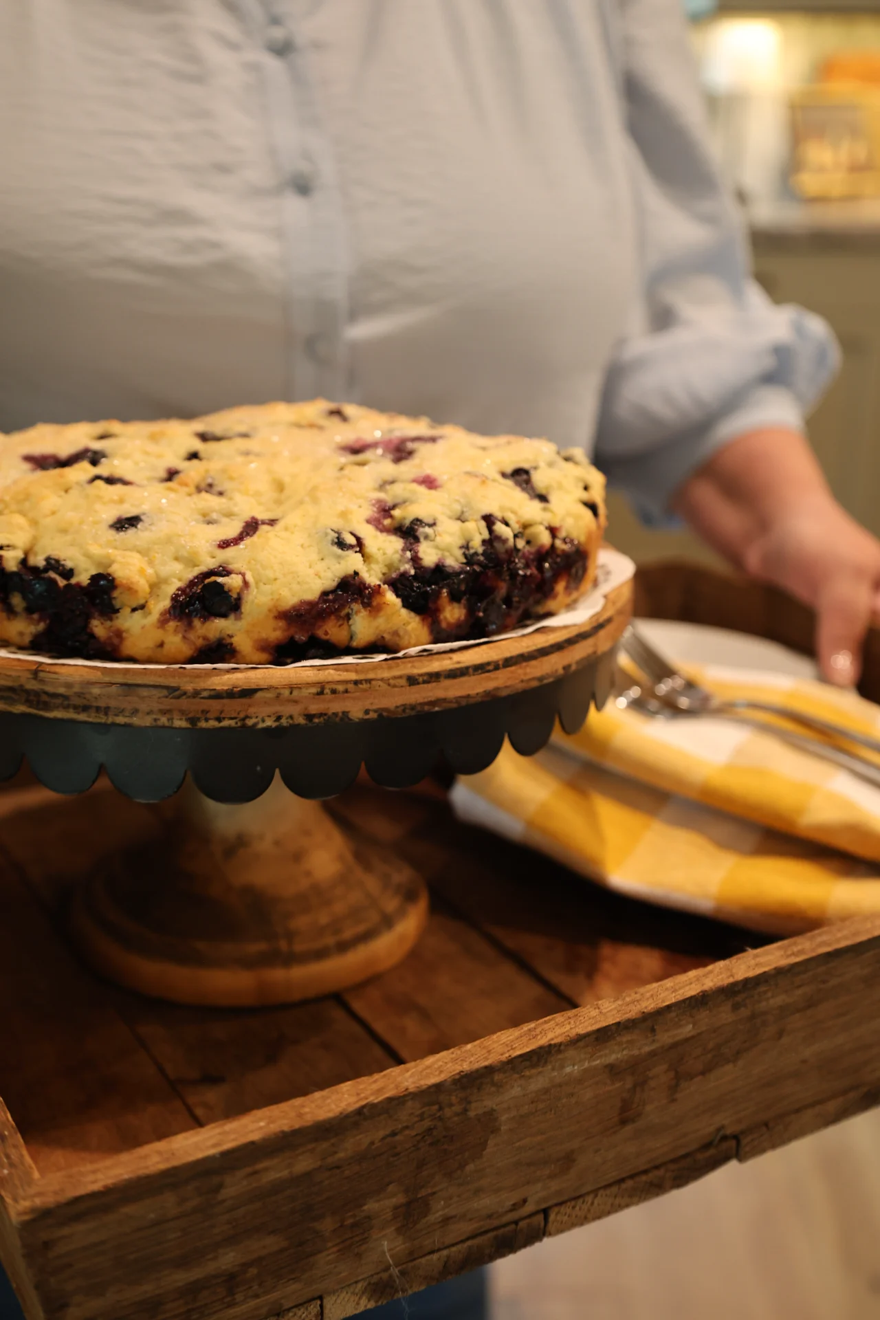 Blueberry Lemon Coffee Cake