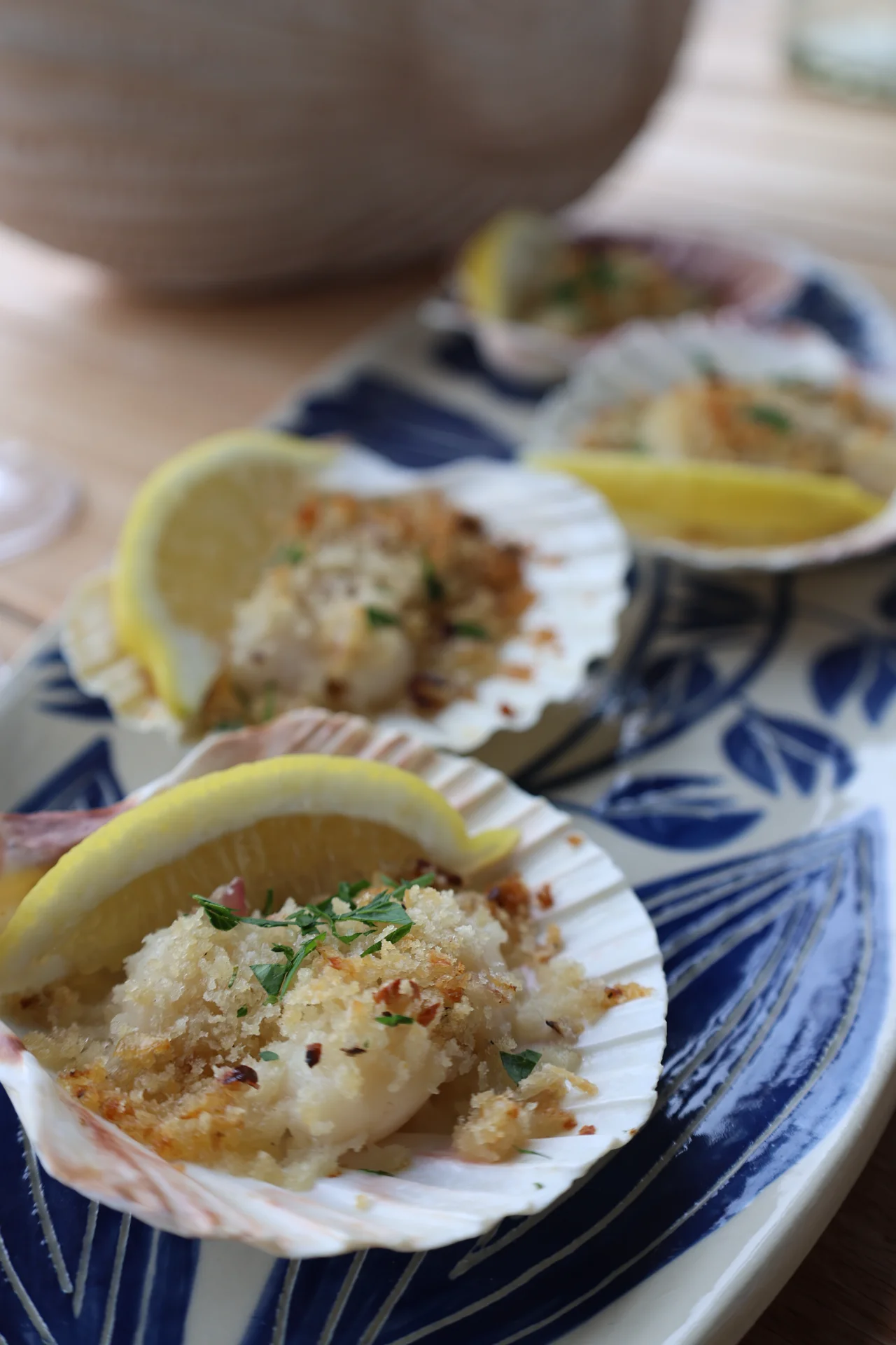 Crispy Panko Baked Scallops